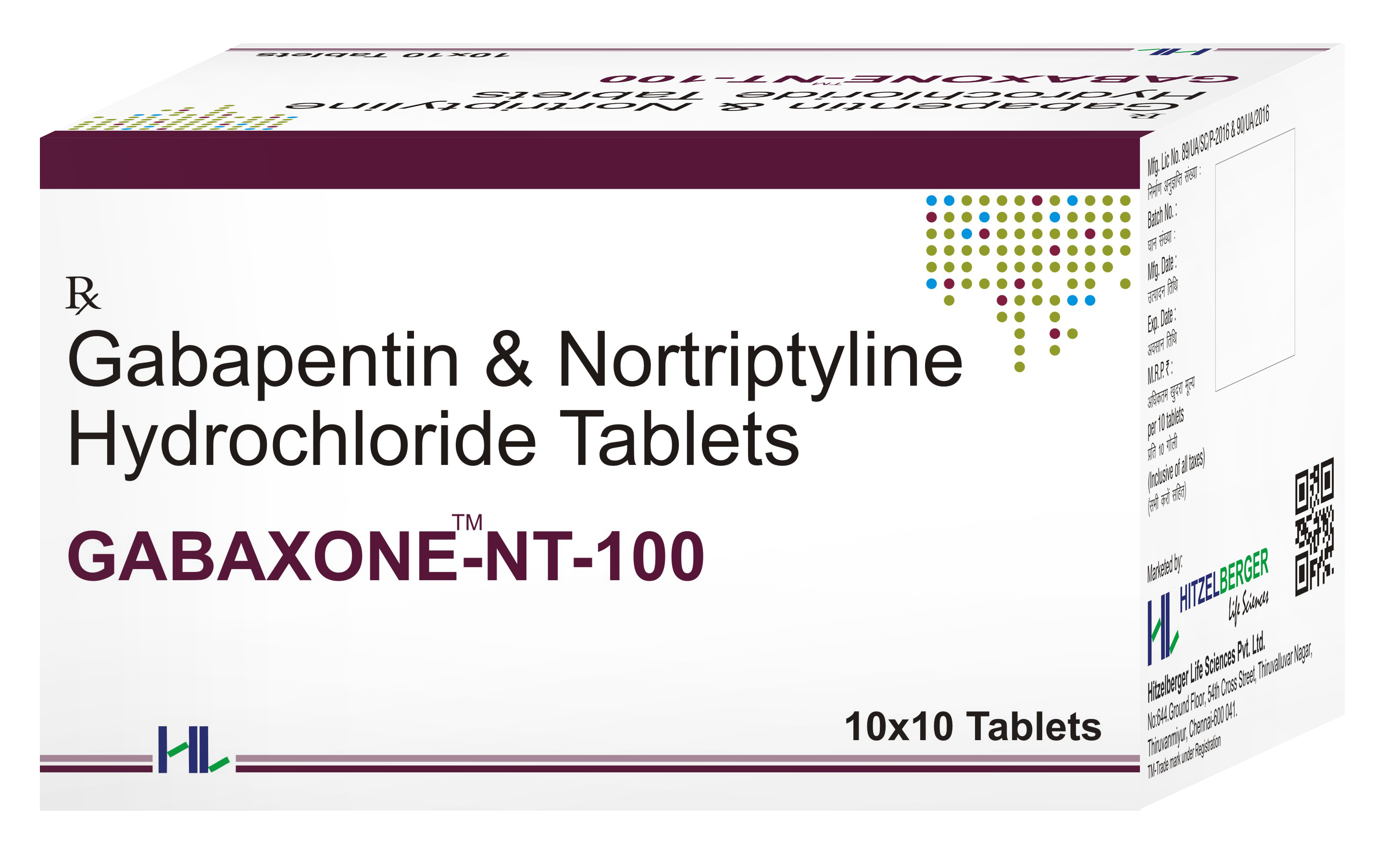 GABAXONE NT 100